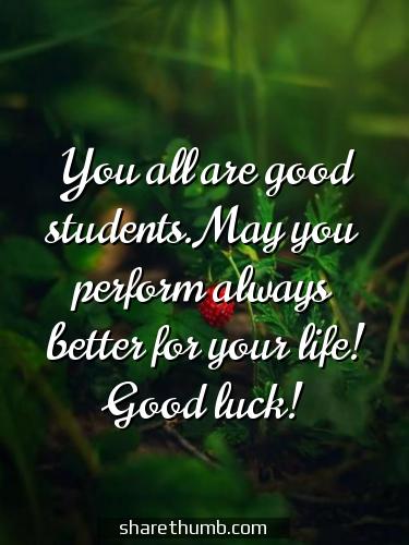 good luck and best wishes messages